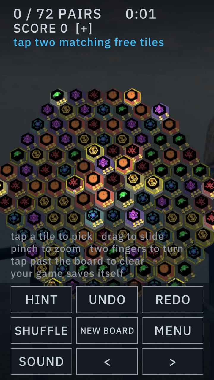A board of the Honored in play, on the Honored faction’s ground
